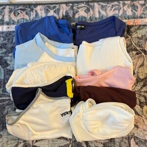 Clothing Lot | Womens Baby tee tank top | 10 shirts S/M bundle